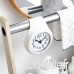 OsmanthusFrag Horloge de salle de bain étanche avec motif de sapin White - B07L99SFWY